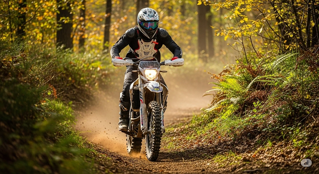 オフロードバイクのプロテクターが林道で重要な理由