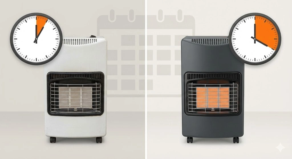 ノーリツとリンナイのガスファンヒーターどっちがいいか寿命で比較