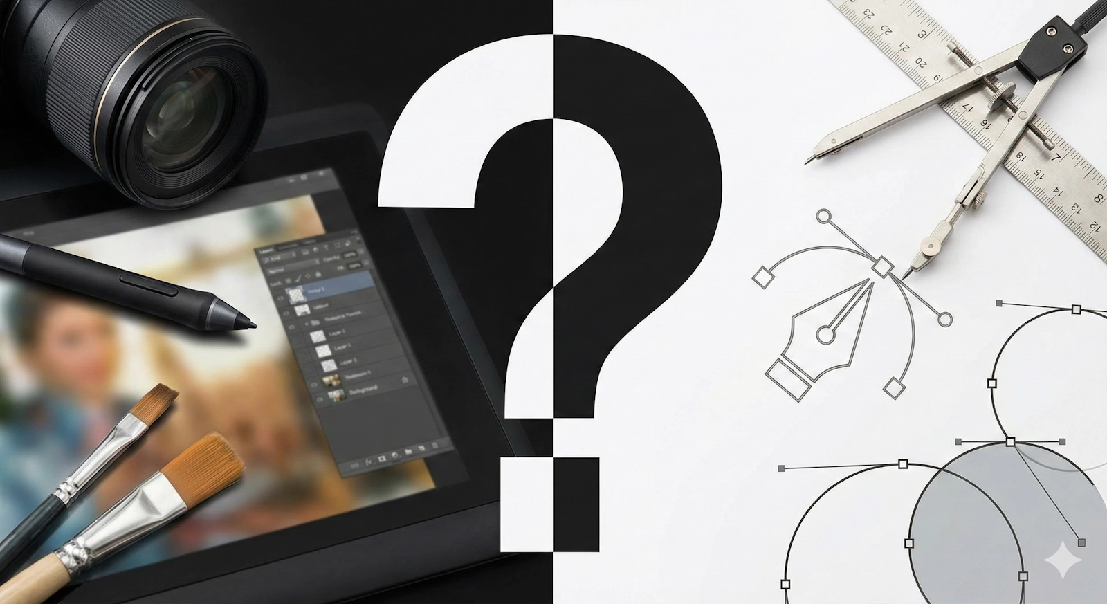 フォトショップとイラストレーターどっちがいい？違いと選び方